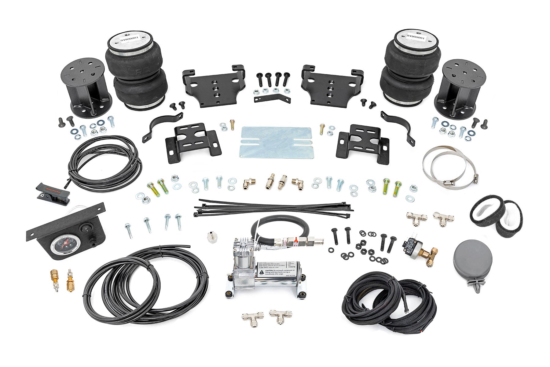 Rough Country 6 Inch Lift Kit w/compressor | Air Spring Kit | Chevy/GMC 2500HD (01-10)