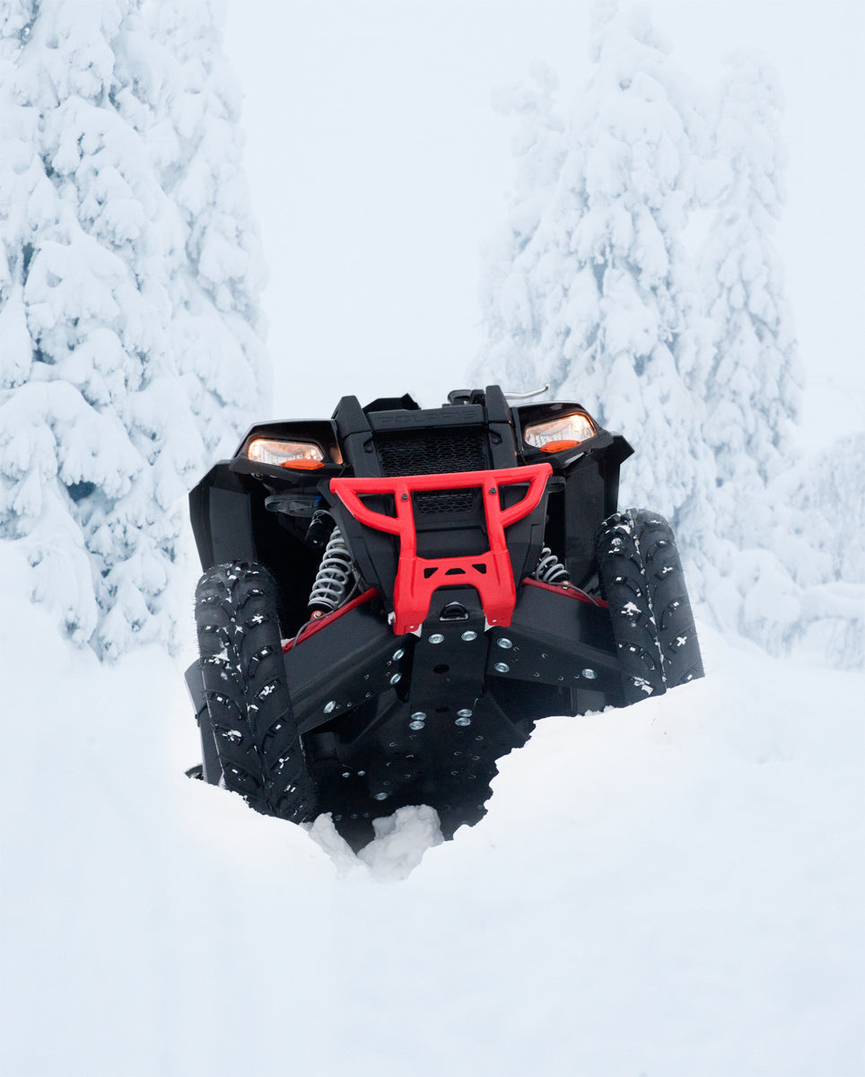 Polaris Skid Plate Full Set (Plastic): Polaris Scrambler 850 / 1000: (-2014)