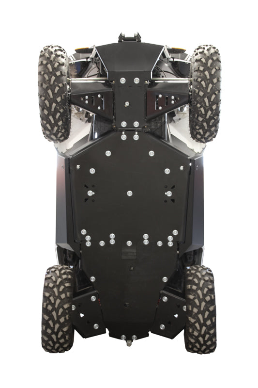 Polaris Skid Plate Full Set (Aluminium/Plastic): +Front Winch Mounting Kit: Polaris Ace 325 / 570 / 900