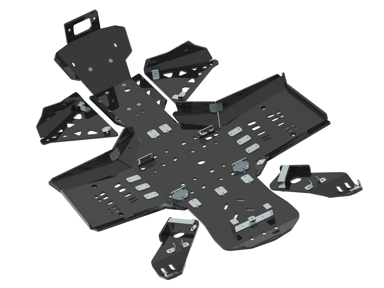 Brp Can-Am Skid Plate Full Set (Plastic): Canam G2 Outlander: 450 / 500 / 570