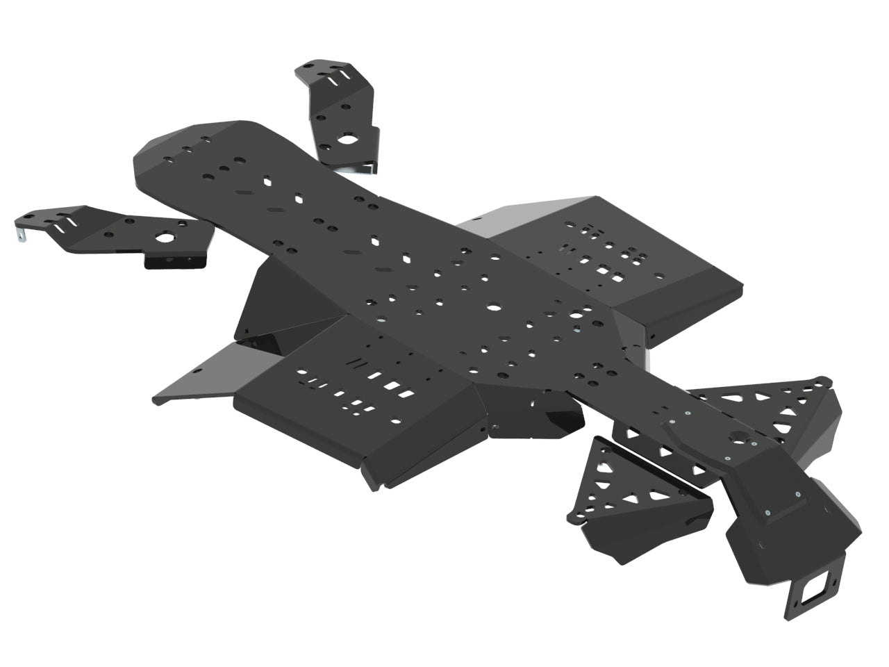Brp Can-Am Skid Plate Full Set (Plastic): Canam G2 Outlander Max: 450 / 500 / 570: Outlander L Max