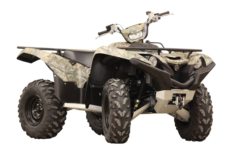 Yamaha Skid Plate Full Set (Aluminium): Yamaha Grizzly 700: (2016+)