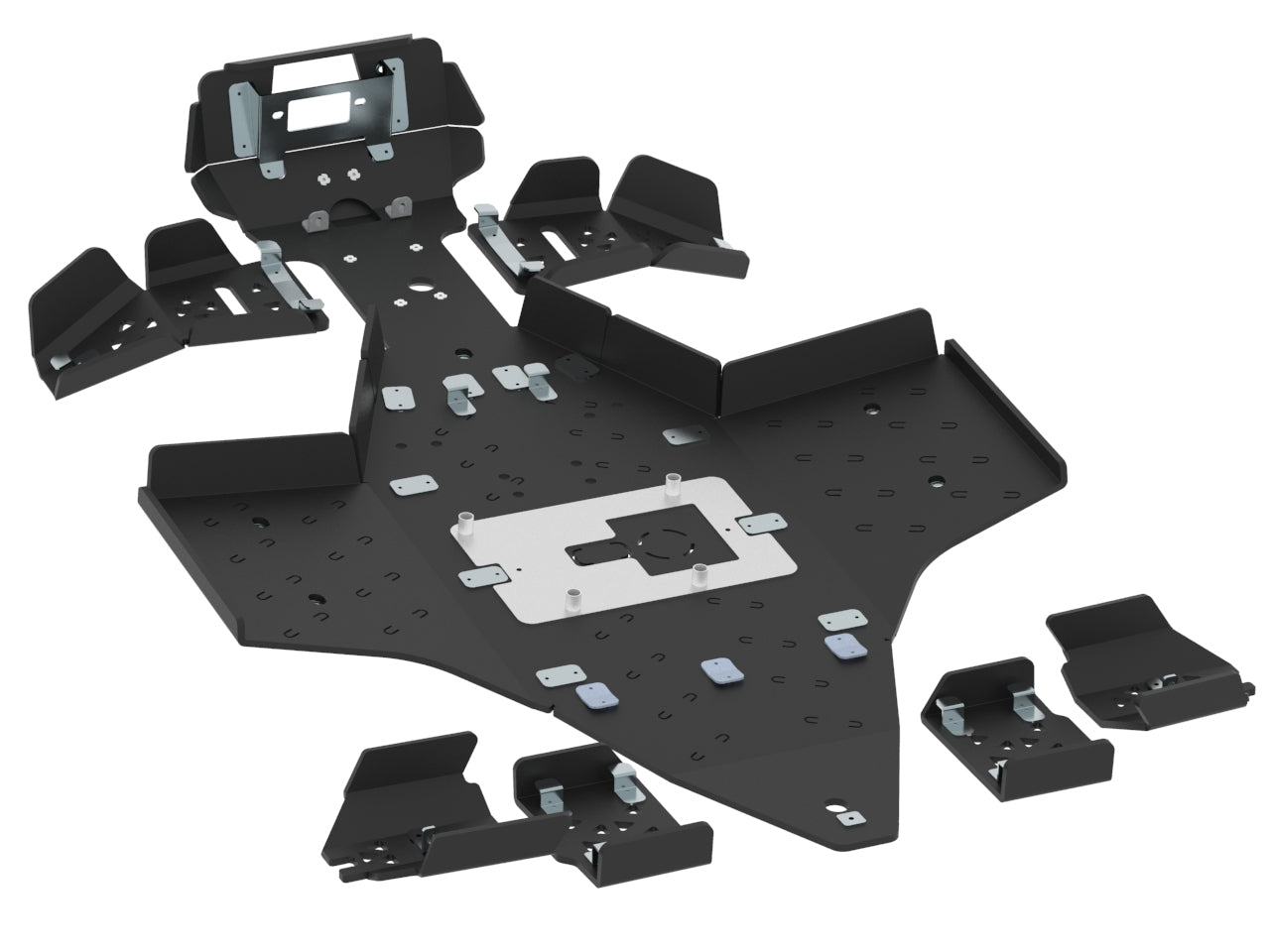 Polaris Skid Plate Full Set (Plastic): Polaris Sportsman: Xp 1000 (2017+)