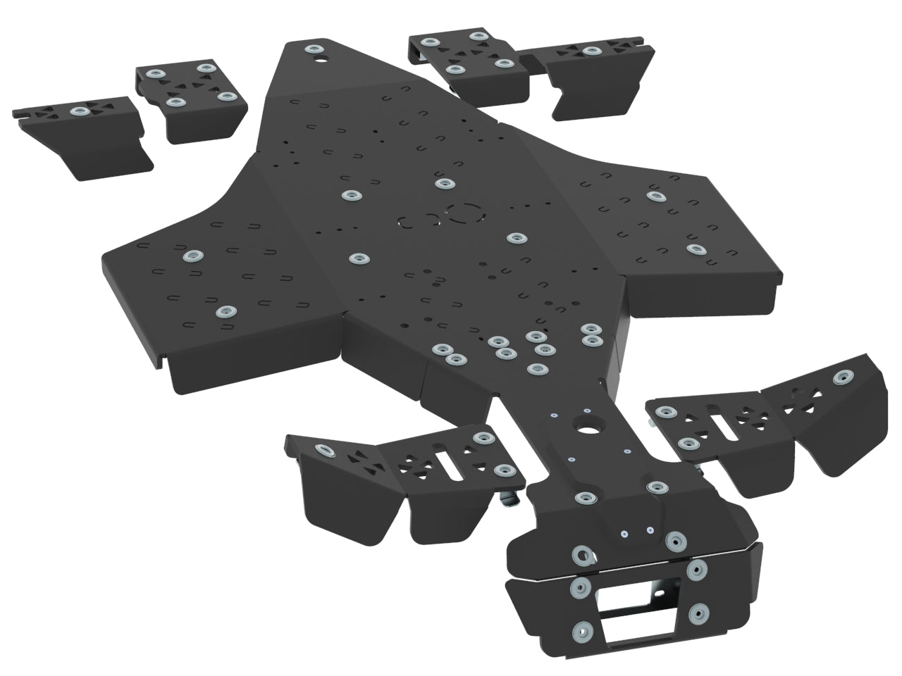 Polaris Skid Plate Full Set (Plastic): Polaris Sportsman: Xp 1000 (2017+)