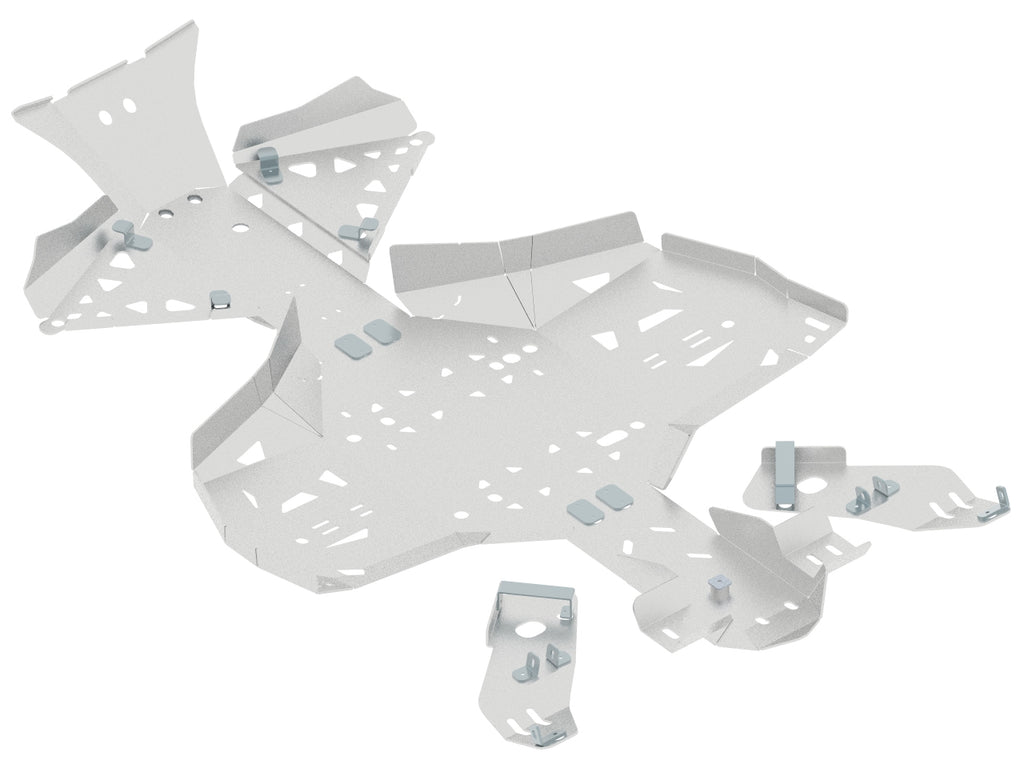 Brp Can-Am Skid Plate Full Set (Aluminium): Canam G2 Renegade: (2017-2018)
