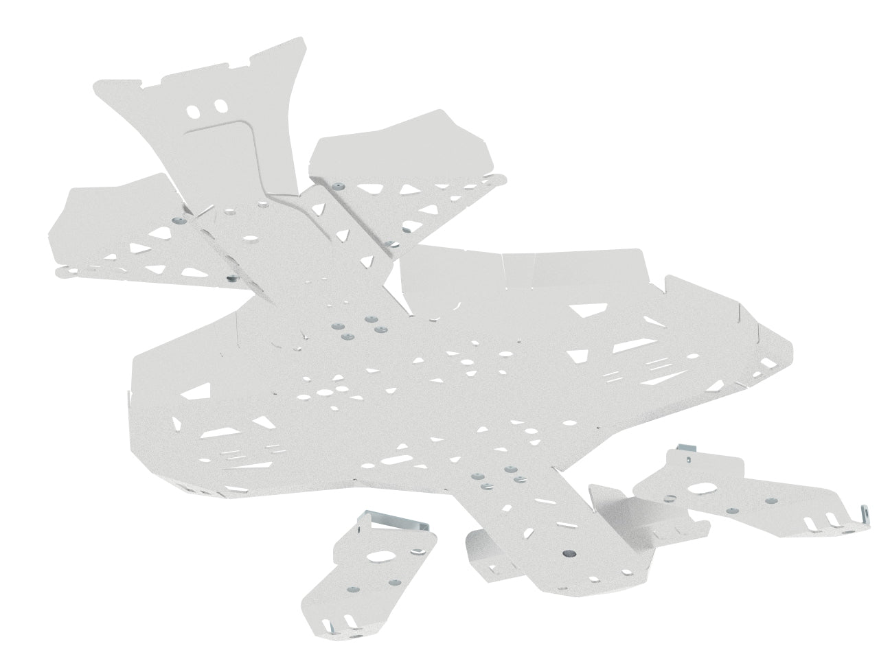 Brp Can-Am Skid Plate Full Set (Aluminium): Canam G2 Renegade: (2017-2018)