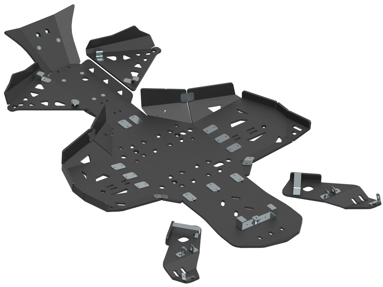 Brp Can-Am Skid Plate Full Set (Plastic): Canam G2 Renegade: (2017-2018)