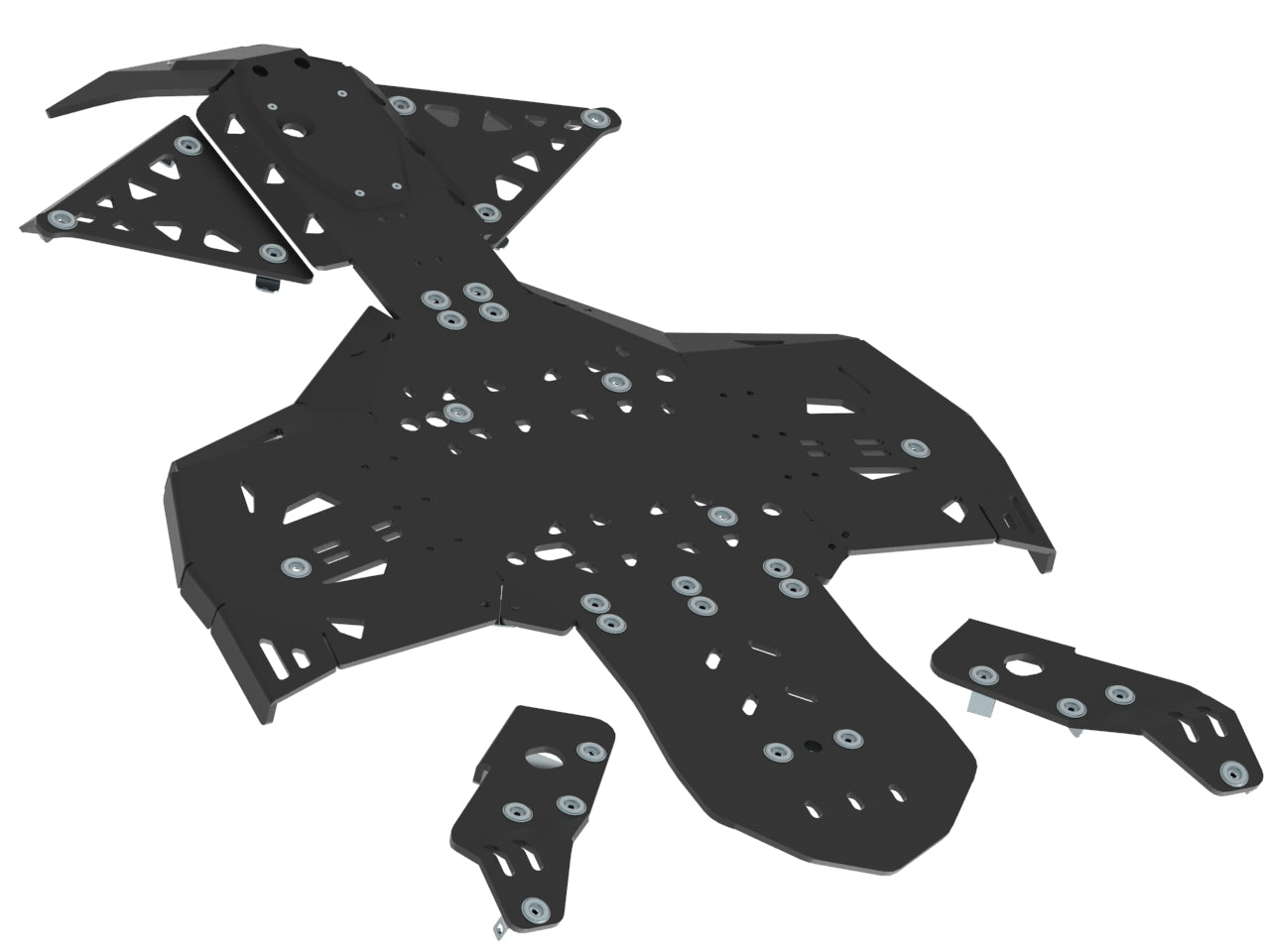 Brp Can-Am Skid Plate Full Set (Plastic): Canam G2 Renegade: (2017-2018)