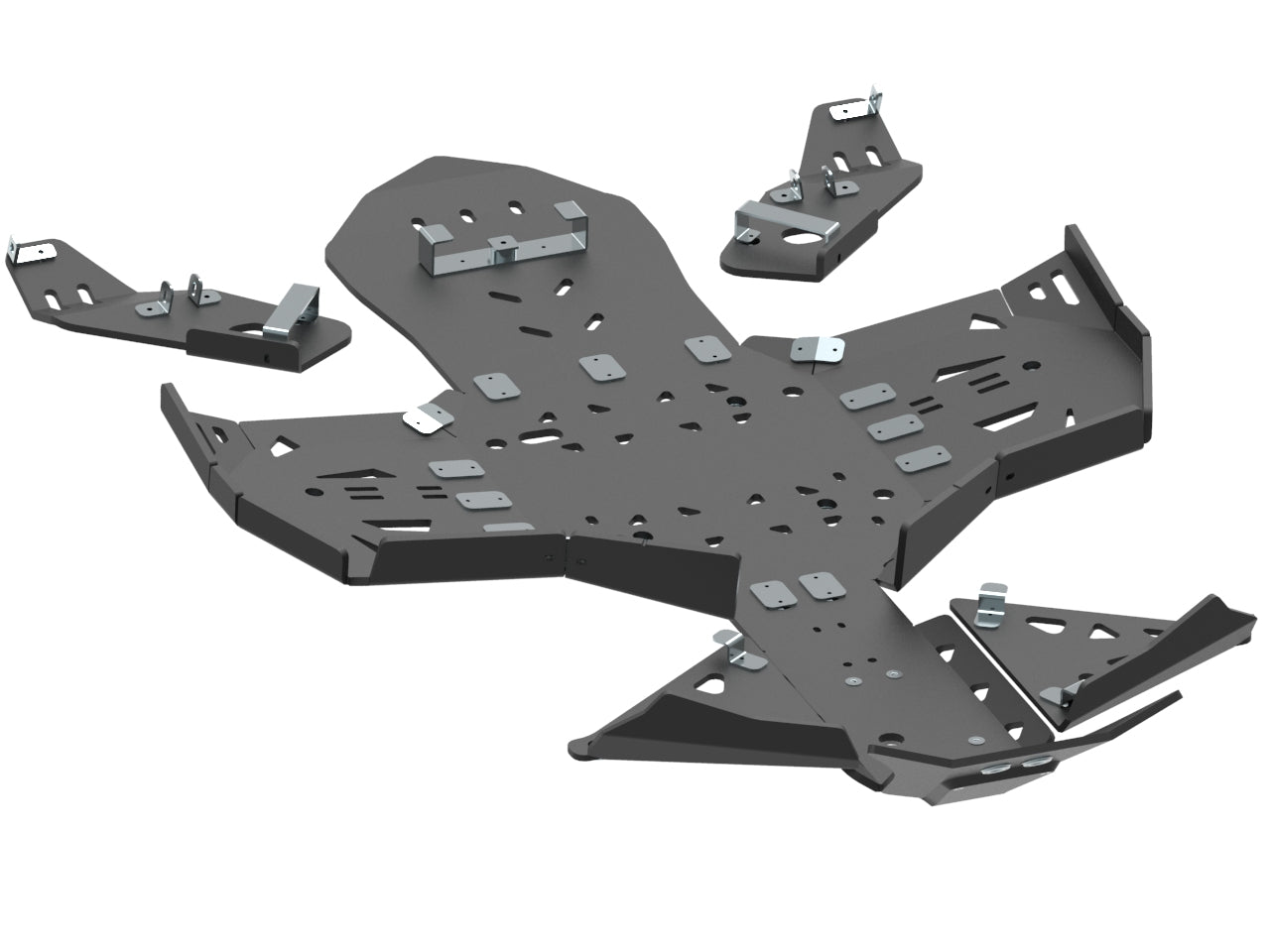 Brp Can-Am Skid Plate Full Set (Plastic): Canam G2 Renegade: (2017-2018)