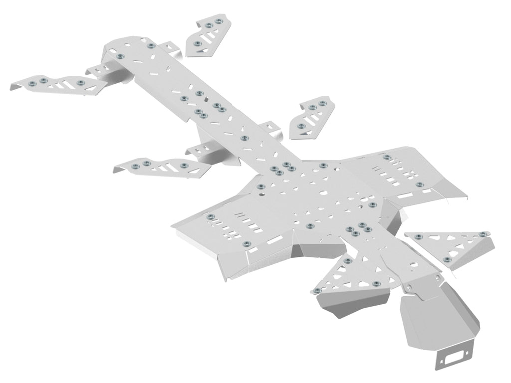 Brp Can-Am Skid Plate Full Set (Aluminium): Canam G2 Outlander 6X6: (2013-2016)