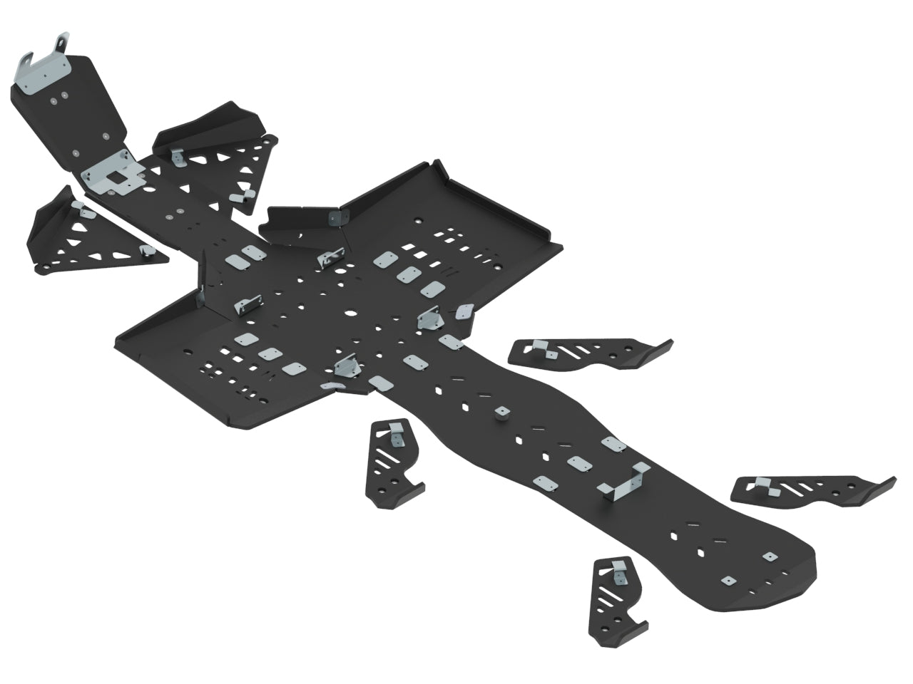 Brp Can-Am Skid Plate Full Set (Plastic): Canam G2 Outlander 6X6: (2013-2016)