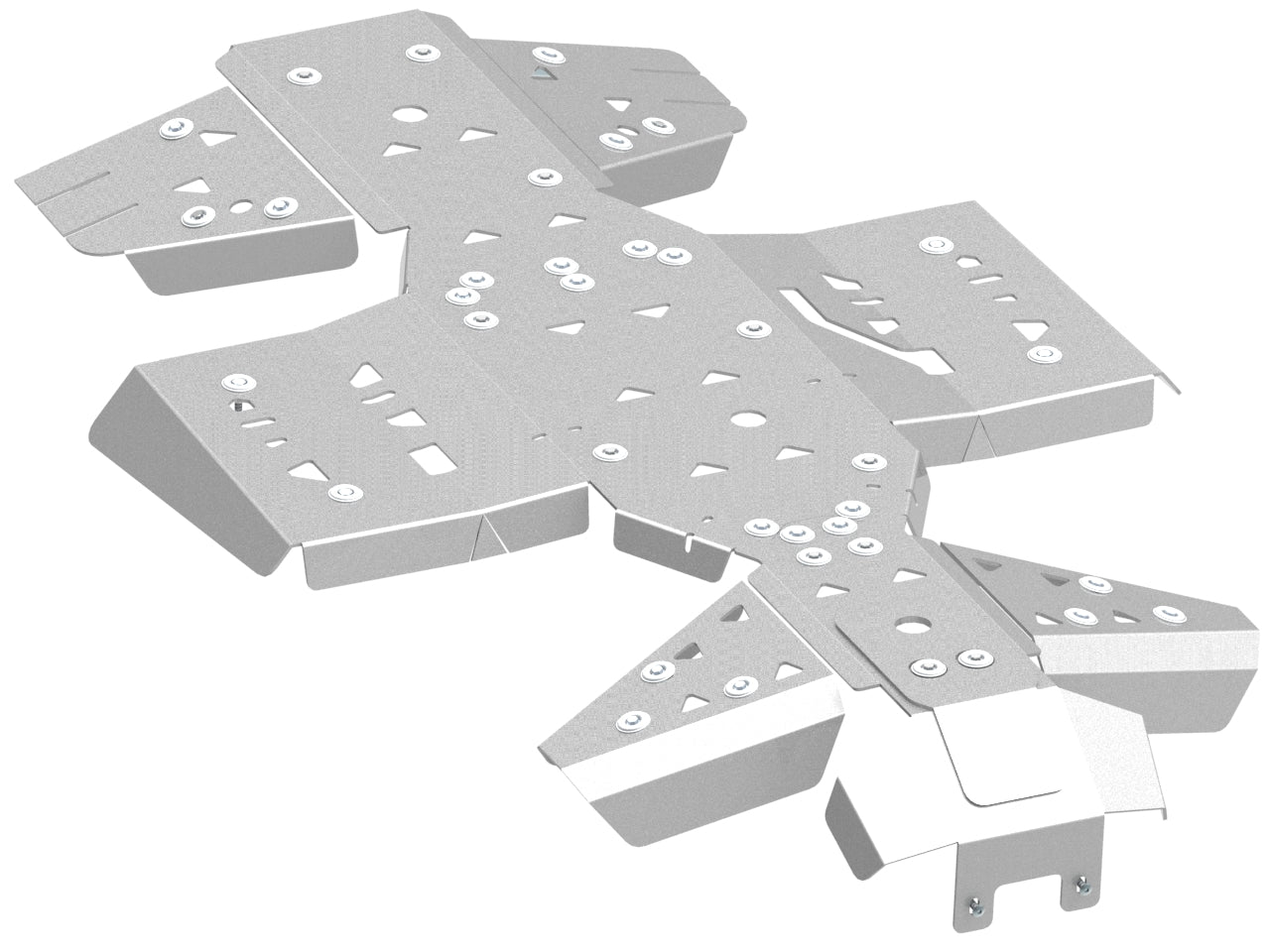 Arctic Cat Skid Plate Full Set (Aluminium): Arctic Cat Alterra 550 / 700