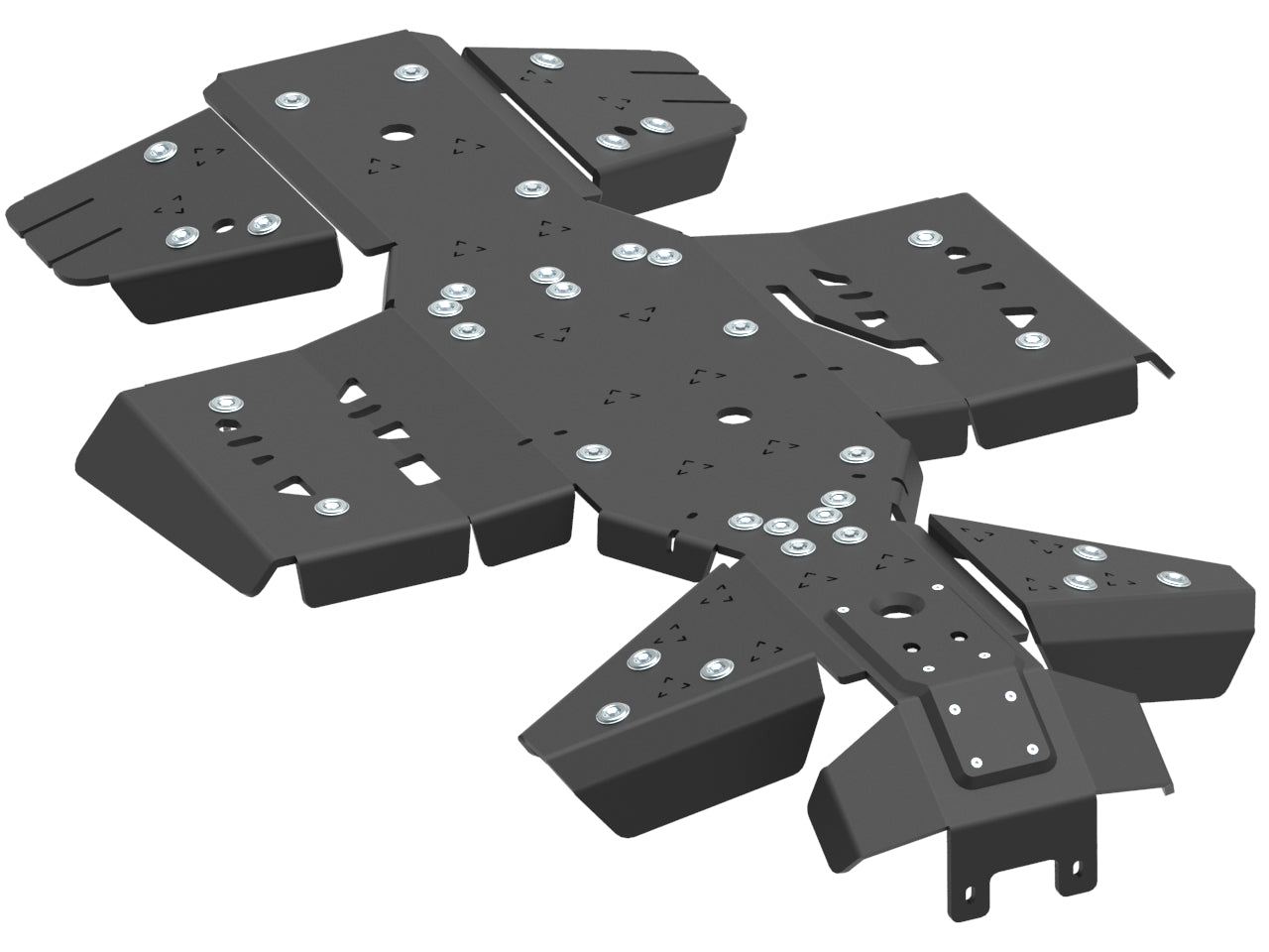 Arctic Cat Skid Plate Full Set (Plastic): Arctic Cat Alterra 550 / 700