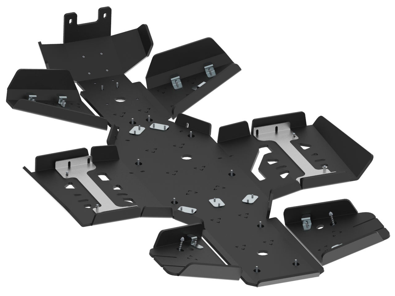 Arctic Cat Skid Plate Full Set (Plastic): Arctic Cat Alterra 550 / 700