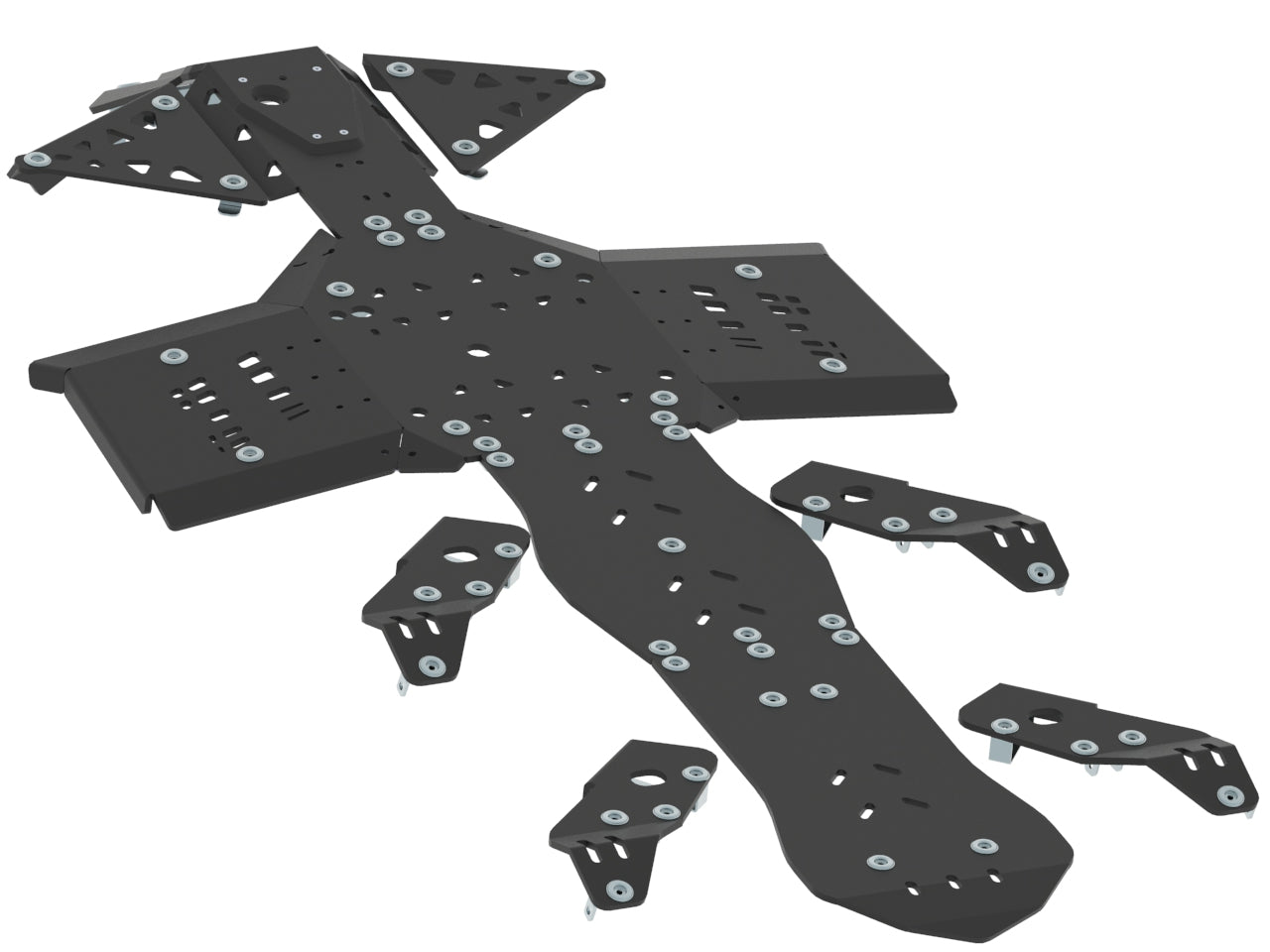 Brp Can-Am Skid Plate Full Set (Plastic): Canam G2 Outlander 6X6: (2017+)