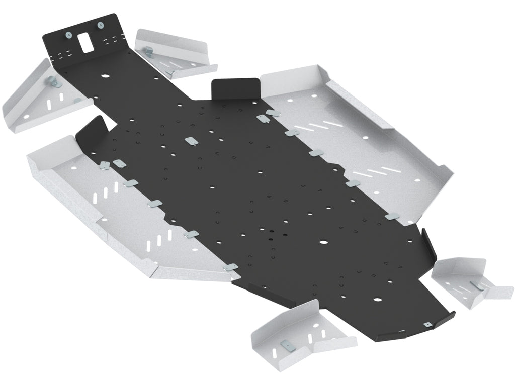 Brp Can-Am Skid Plate Full Set (Aluminum/Plastic): Can-Am Defender / Traxter