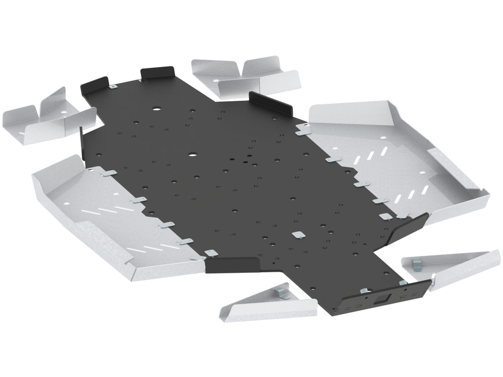 Brp Can-Am Skid Plate Full Set (Aluminum/Plastic): Can-Am Defender / Traxter