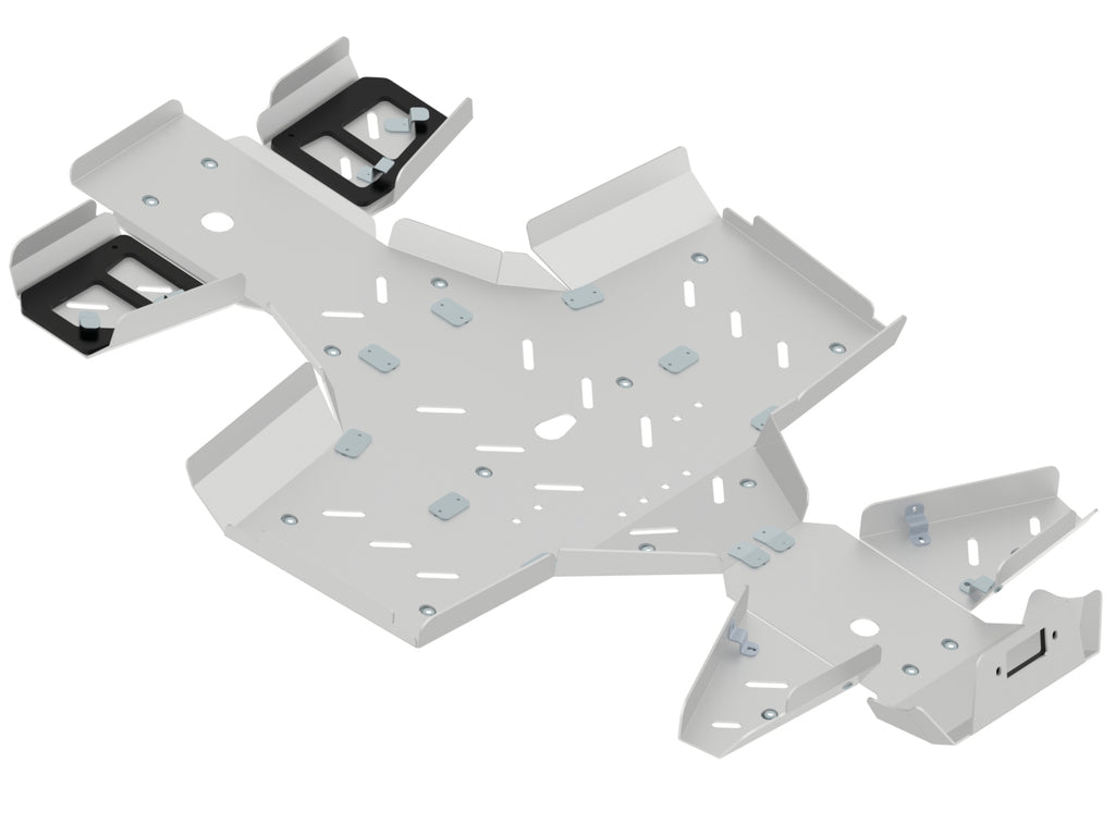 Kymco Skid Plate Full Set (Aluminum): Kymco Mxu 700