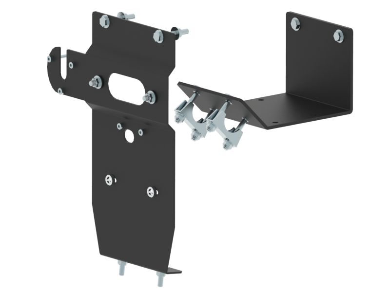 Polaris Rear Winch Mounting Kit: Polaris 6X6 Big Boss 570
