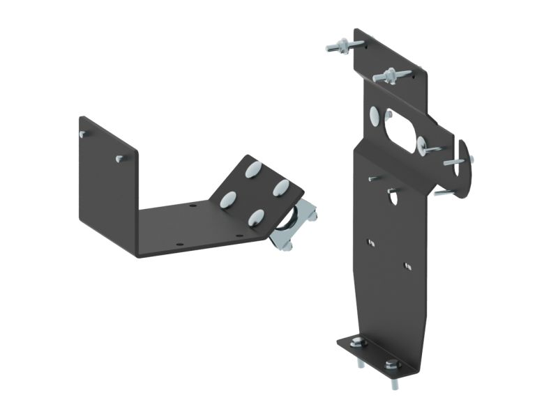 Polaris Rear Winch Mounting Kit: Polaris 6X6 Big Boss 570