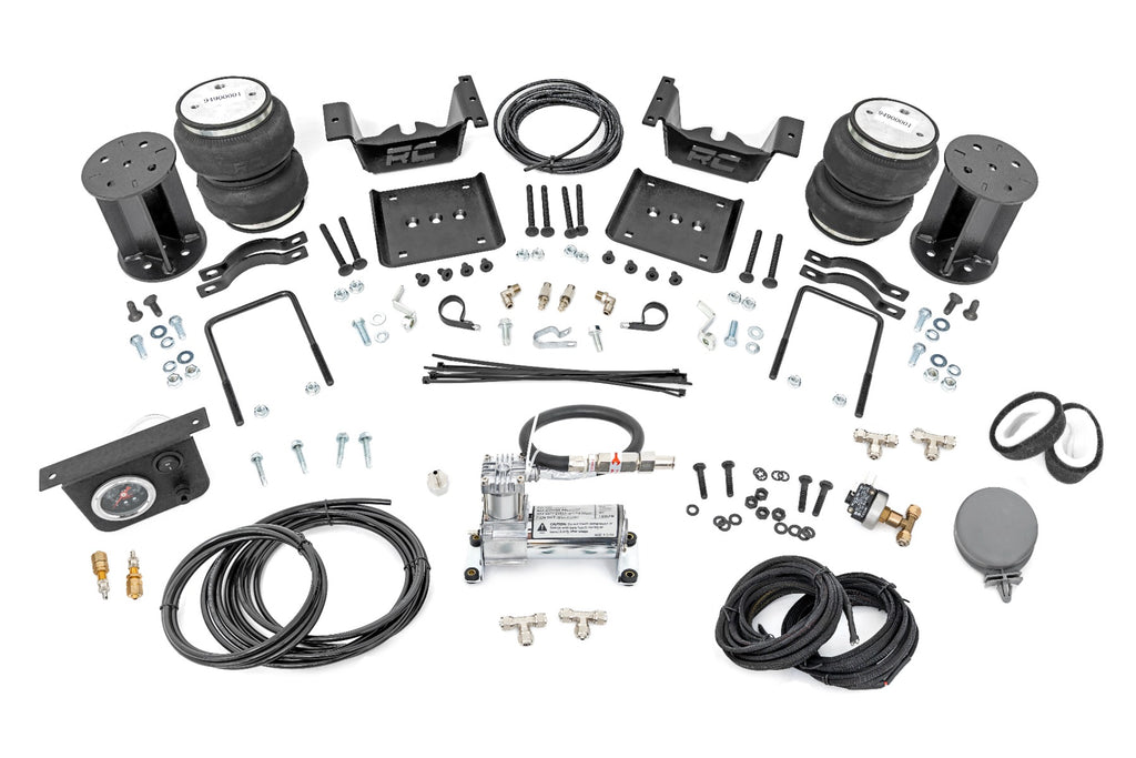 Rough Country Air Spring Kit w/compressor | 6-7.5 Inch Lift Kit | Chevy/GMC 1500 (07-18)