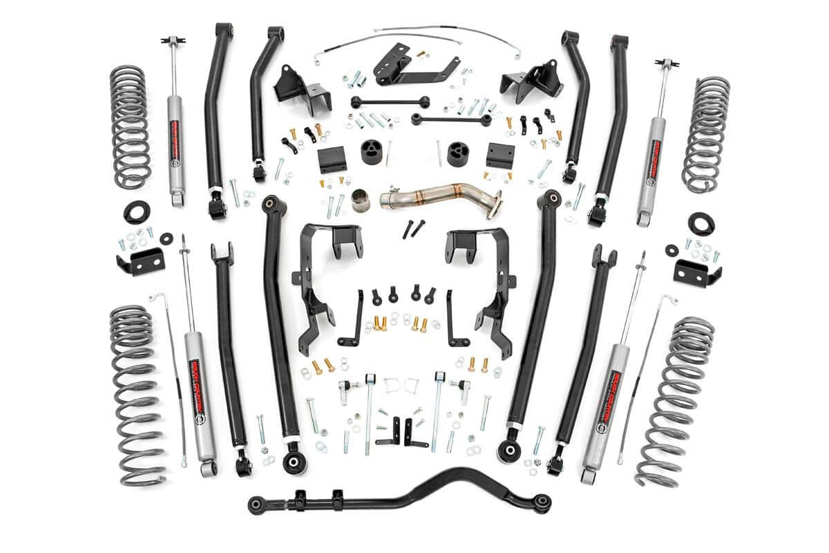 4 Inch Lift Kit | Long Arm | Jeep Wrangler JK 4WD (2012-2018)