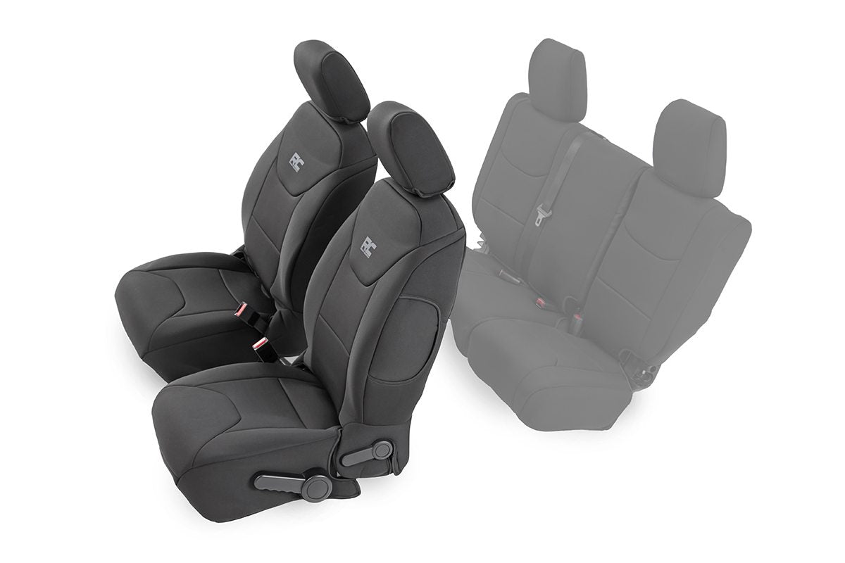 Rough Country Seat Covers | Front | Jeep Wrangler JK 4WD (2013-2018)