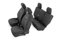 Rough Country Seat Covers | Front and Rear | Jeep Wrangler JK 2WD/4WD (2008-2010)