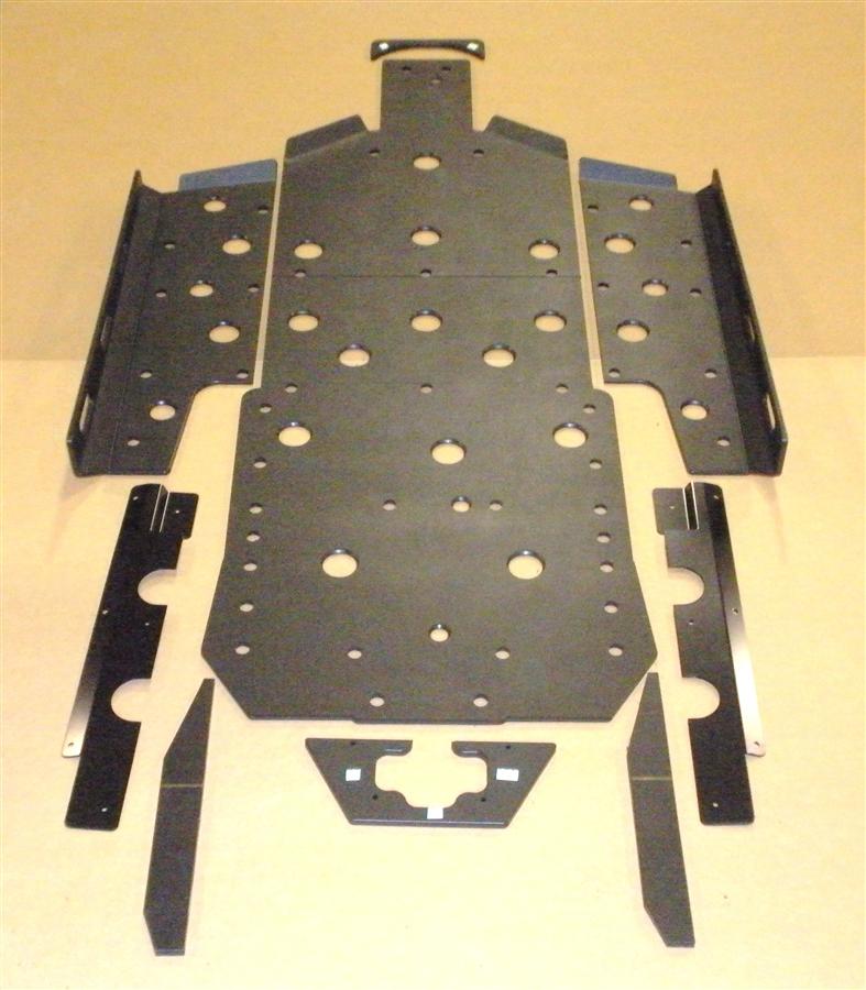 Trail Armor Rzr Xp 900 Full Skids With Slider Nerfs Extended Rear Coverage 2011-2014