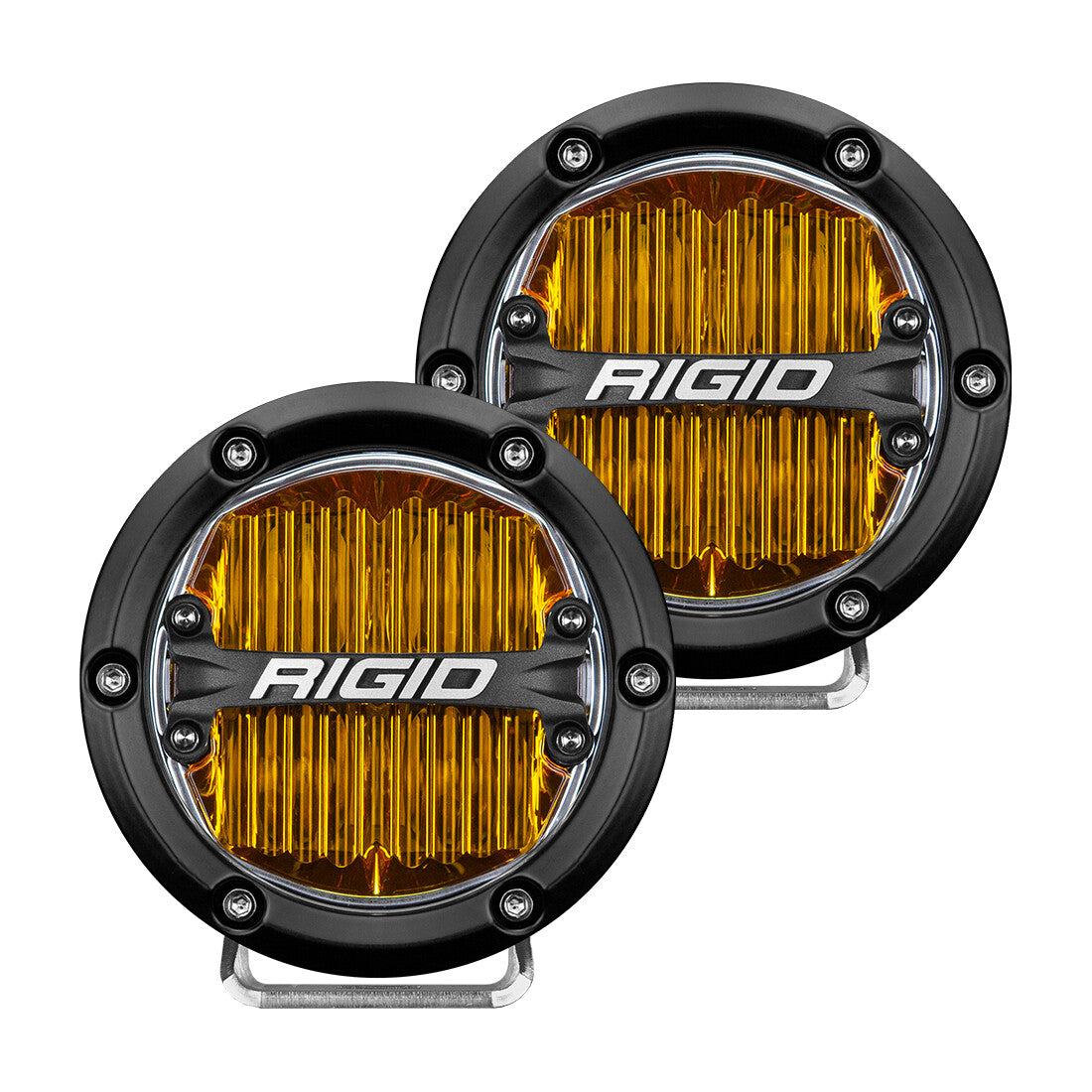 Rigid 360-Series 4In Sae Fog Sel Yellow/2