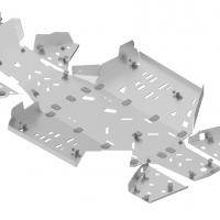 Skid plate full set (aluminum) CanAm G3 Outlander 500 / 700 MAX (2023+)