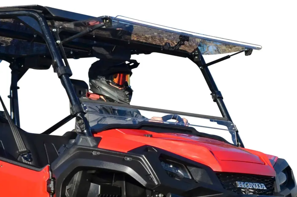 Honda Pioneer 1000 Scratch-Resistant Flip Windshield