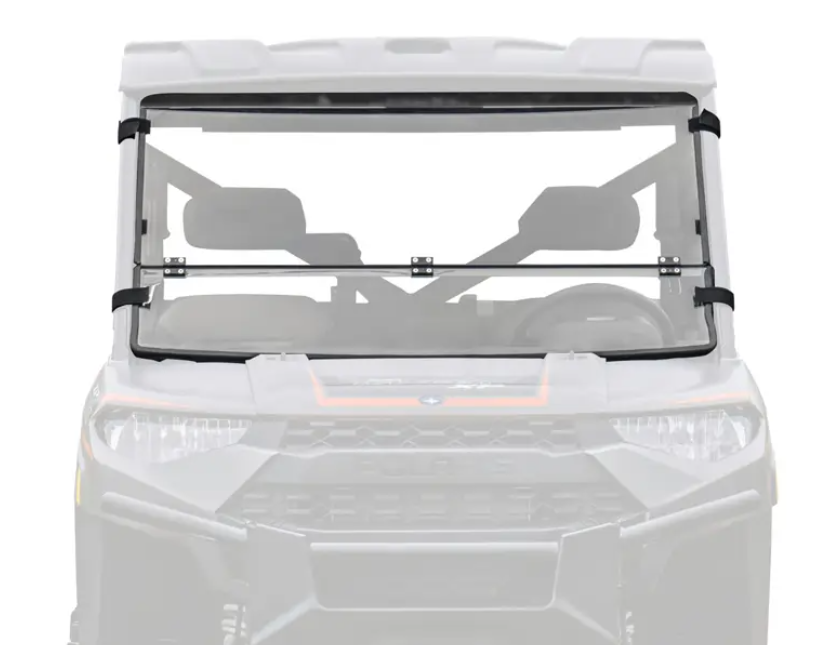 Polaris Ranger XP1000 Scratch Resistant Flip Down Windshield