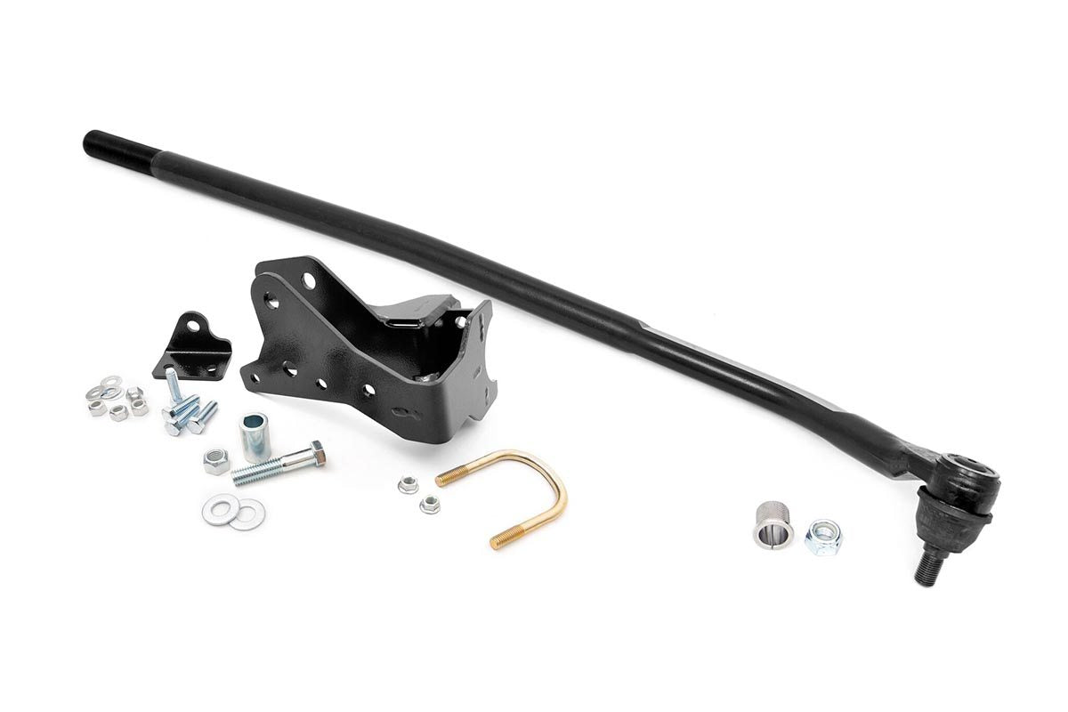 Rough Country High Steer Kit | Track Bar Bracket Combo | Jeep Wrangler JK  (07-18)