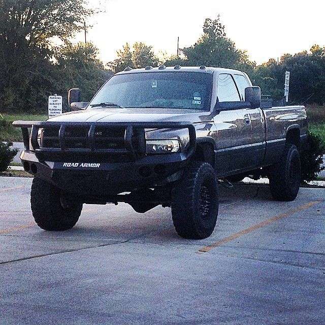 1994-1996 Ram 1500 Stealth Front Winch Bumper Titan Ii Guard - Texture Black Warn M12000, Smittybilt Xrc