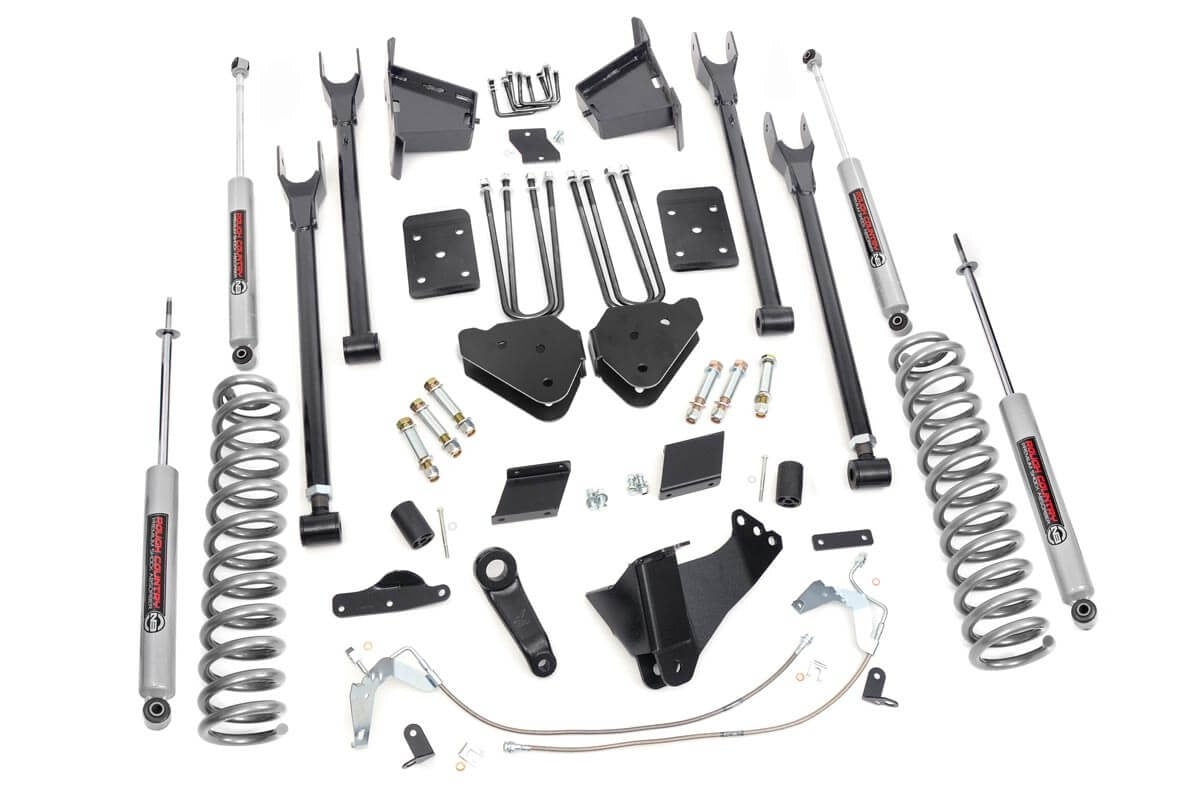 6 Inch Lift Kit | 4 Link | OVLD | Ford Super Duty 4WD (2015-2016)