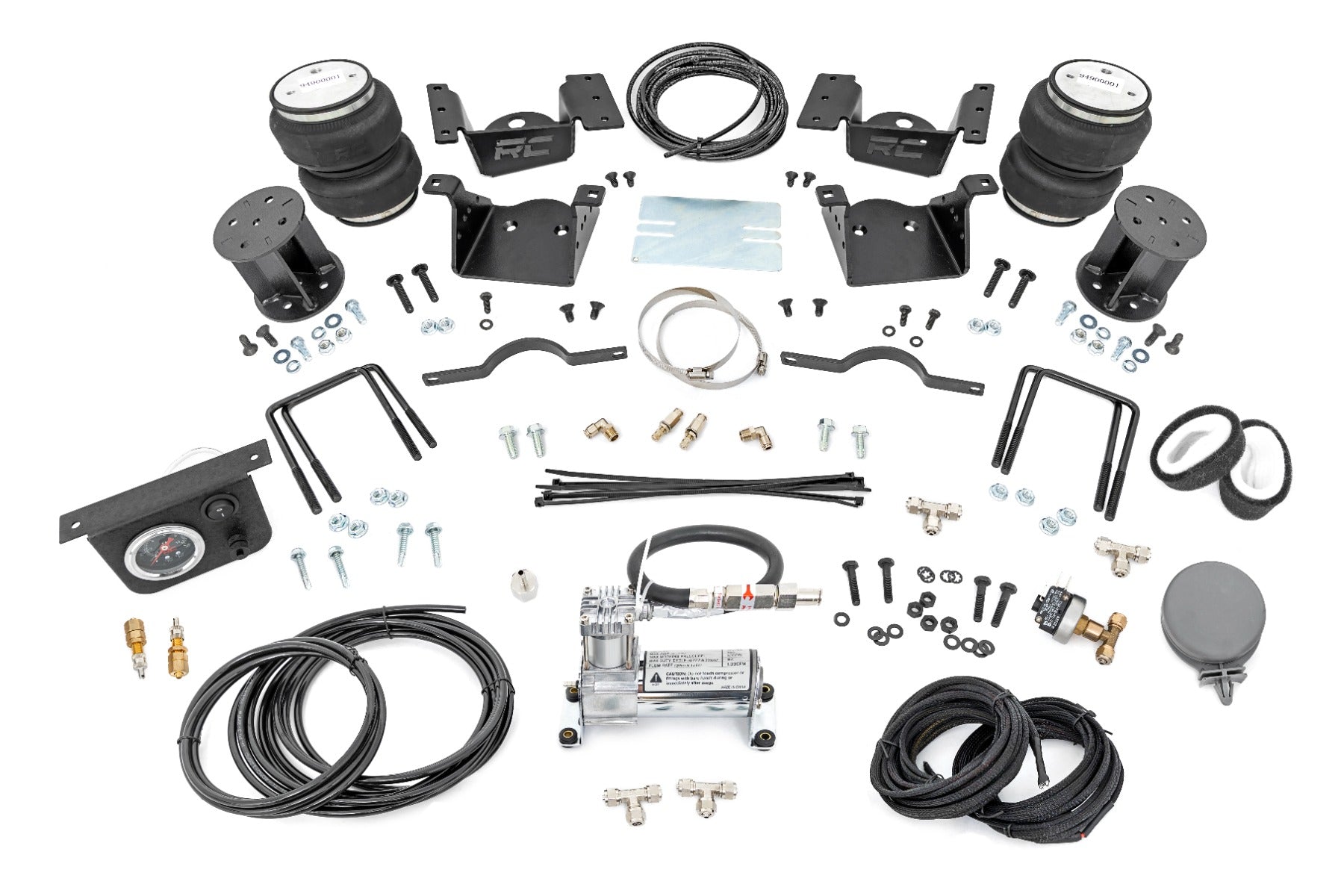 Rough Country 7.5 Inch Lift Kit w/compressor | Air Spring Kit | Chevy/GMC 2500HD/3500HD (11-19)