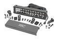 Rough Country Black Series LED Light | 12 Inch | Dual Row | White DRL