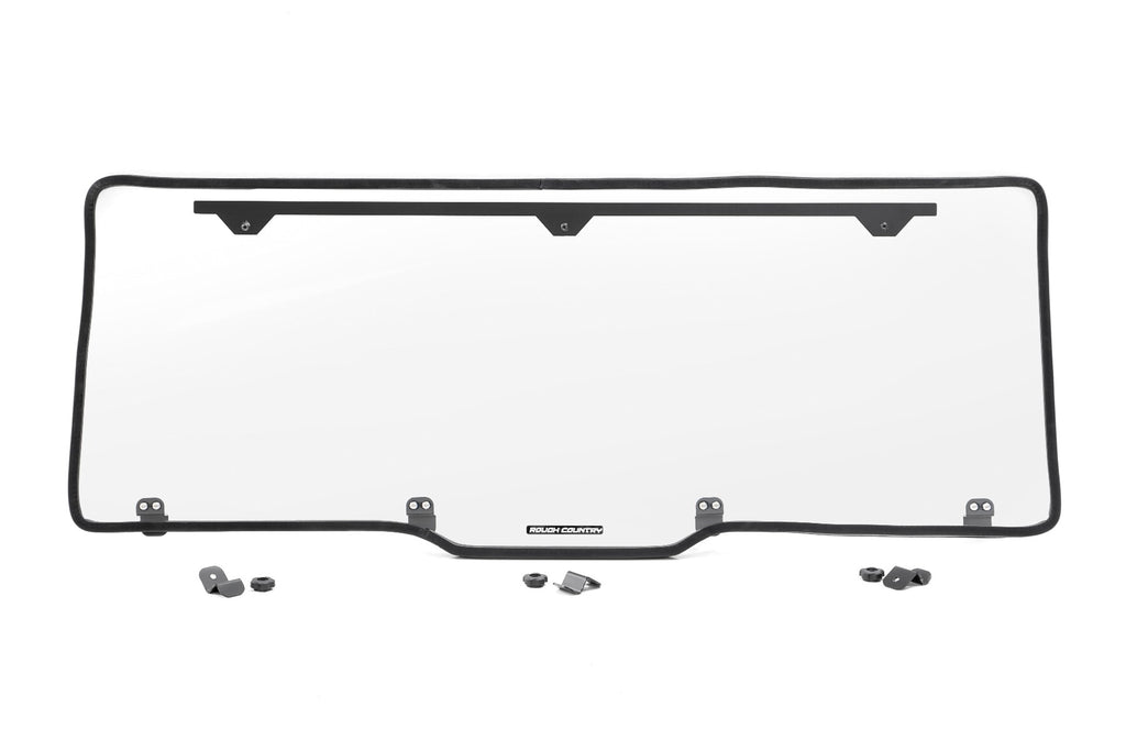 Rough Country Rear Panel | Scratch Resistant | Polaris Ranger XP 1000/Ranger XP 1000 Crew (17-22)