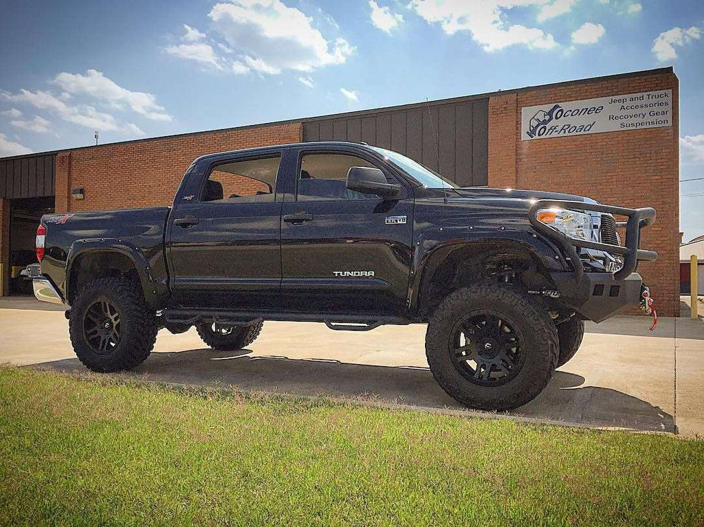 2014-2021 Toyota Tundra Stealth Front Winch Bumper Lonestar Guard - Texture Black Warn M12000, Smittybilt Xrc