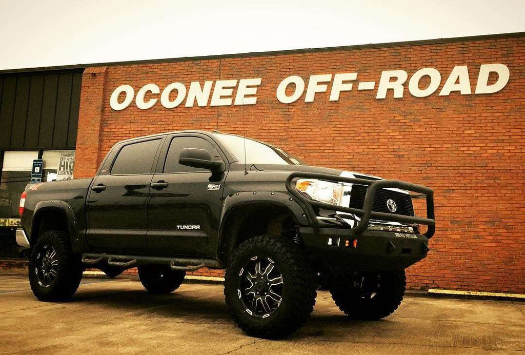 2014-2021 Toyota Tundra Stealth Front Winch Bumper Lonestar Guard - Texture Black Warn M12000, Smittybilt Xrc