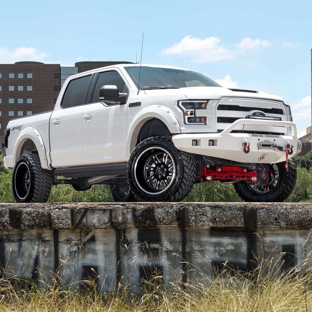 2015-2017 Ford F-150 Stealth Front Winch Bumper Pre-Runner Guard - Texture Black Warn M12000, Smittybilt Xrc