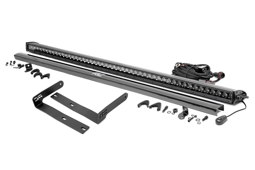 Rough Country 50" Single Row LED Light Kit | Black Series | Front-Facing | Kubota RTV-X900 / RTV-X1100 (2014-2020)