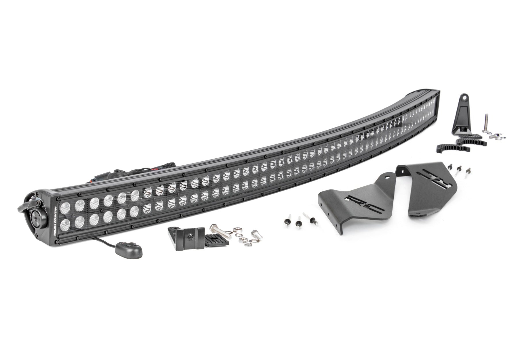 Rough Country LED Light | Rear Mount | 50" Black Pair | | Polaris Ranger 1000XP (14-22)