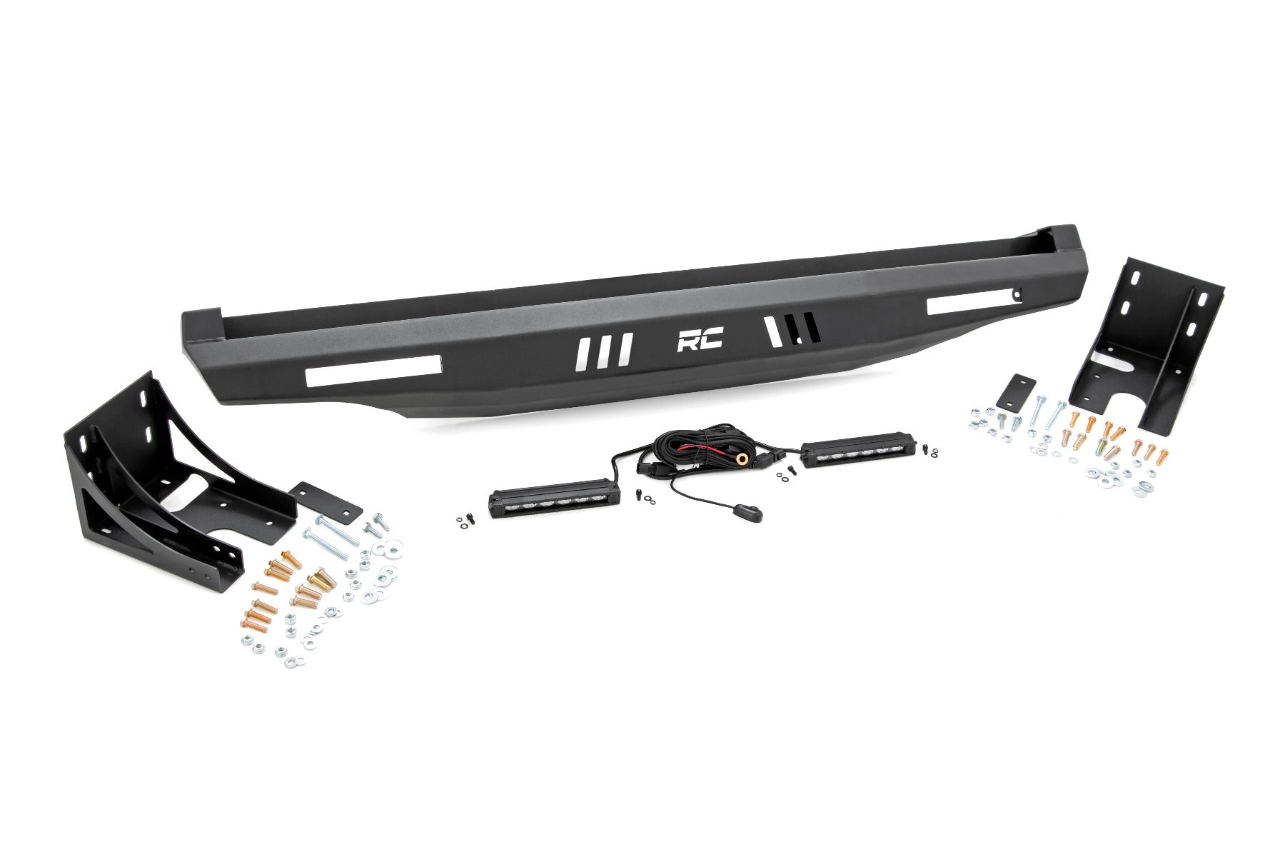 Rough Country Can-Am/Polaris Rear Bumper w/LED (16-21 Defender | 16-21 Ranger)