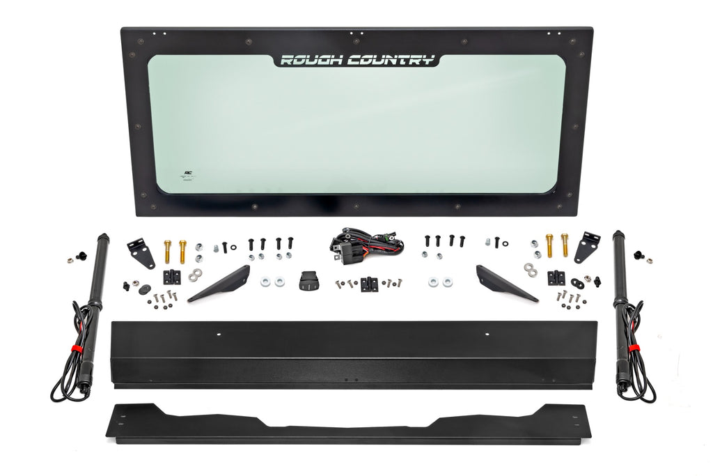 Electric Tilt Windshield | Glass | Honda Pioneer 1000