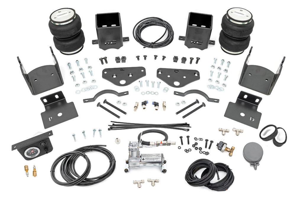 Rough Country Air Spring Kit w/compressor | Ford Super Duty 4WD (2017-2022)