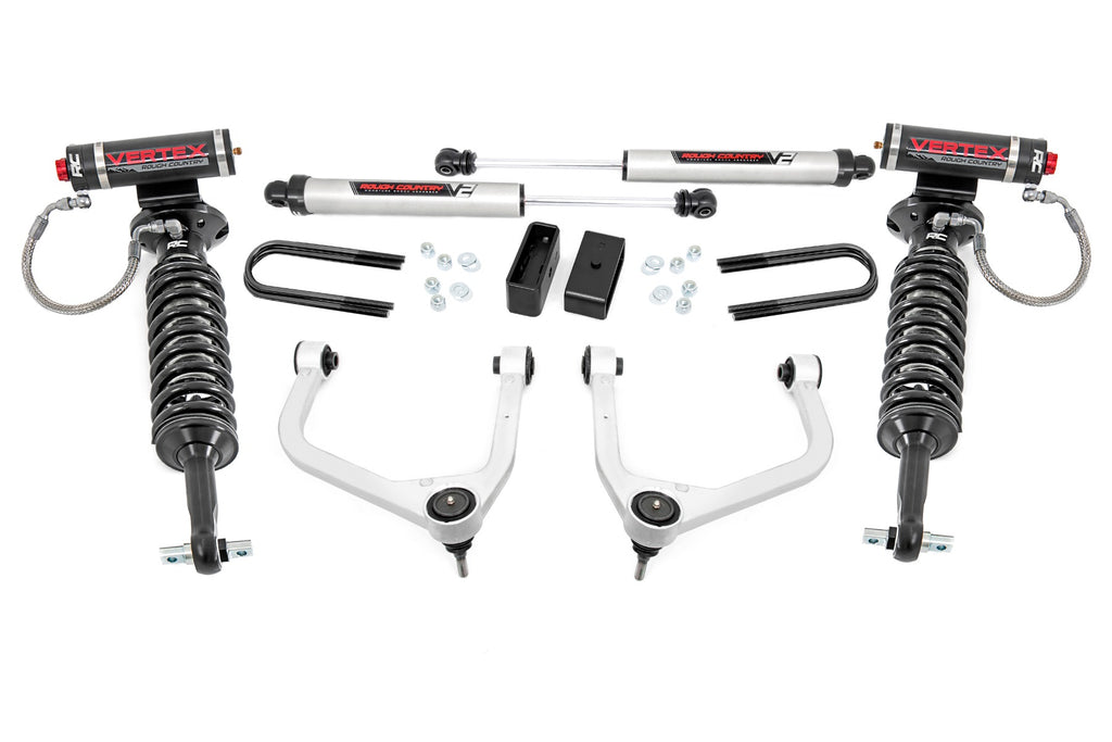 3.5 Inch Lift Kit | Vertex/V2 | Rear Mono Leaf | Chevy Silverado 1500 2WD/4WD (22-23)