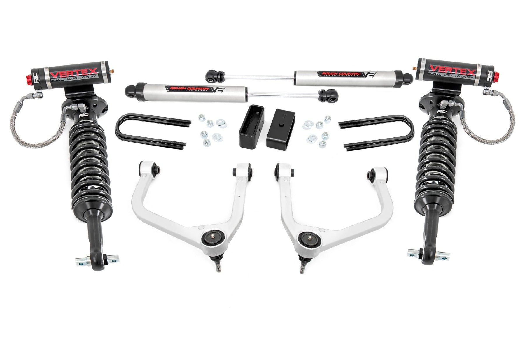 3.5 Inch Lift Kit | Vertex/V2 | Rear Mono Leaf | Chevy Silverado 1500 2WD/4WD (22-23)