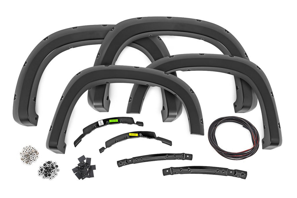 Pocket Fender Flares | G9K Satin Steel | Chevy Silverado 1500 2WD/4WD (22-25)